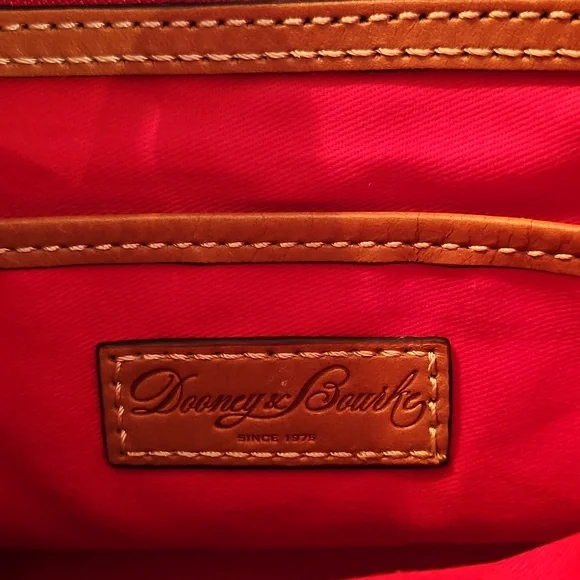 Dooney & Bourke Blue Croc Drawstring Bag & Matching Wristlet - Picture 5 of 12